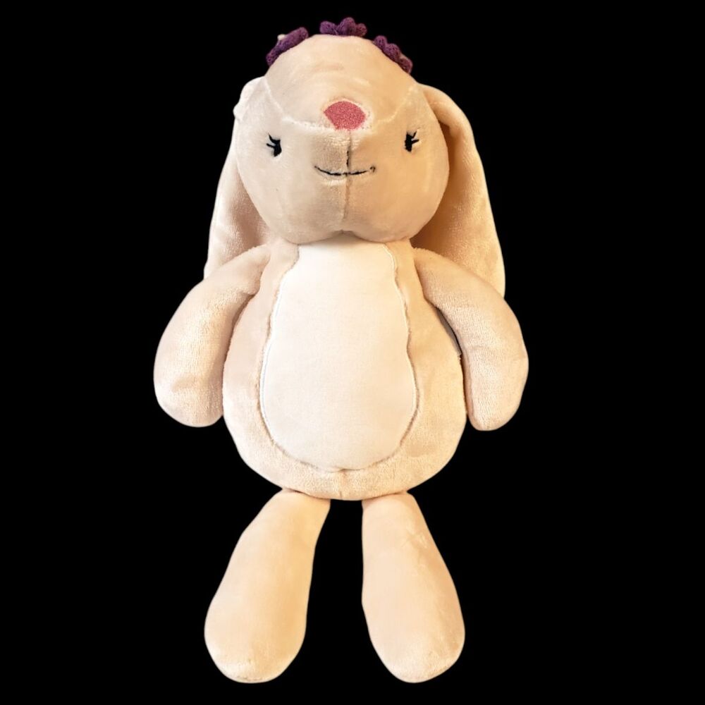 Floppy Plush Easter Bunny Rabbit Stuffed hip + hop Large 20" Light Pink & Cream